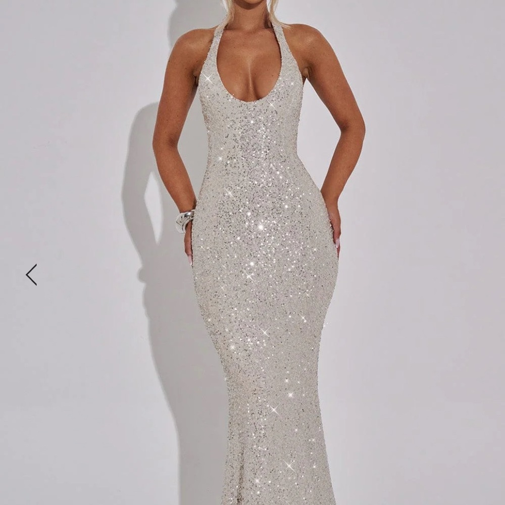 Babyboo Champagne maxi dress